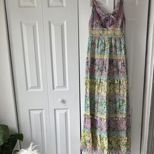 Alice + Olivia Pastel Purple and Yellow Dress size 2